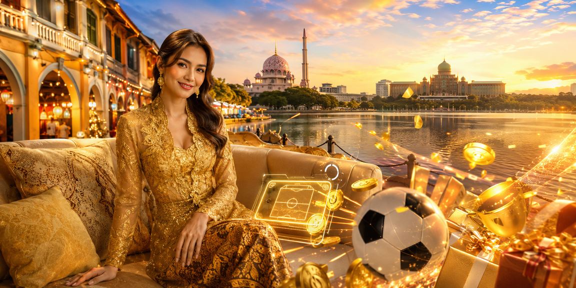 suasana pertaruhan bola sepak di Putrajaya dengan gaya tempatan Malaysia